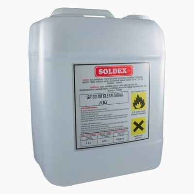 Soldex SR-33 Temizlik Gerektirmeyen Sıvı (No Clean Liquid) Flux - 20L