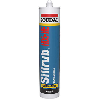 SOUDAL Silirub NO5-HE Nötr Silikonu 300ml - 1