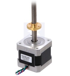 Soyo - NEMA 17 Step Motor: Bipolar, 200 Adım, 42×38mm, 2.8V, 28cm Mil, PL-2268 Soyo - NEMA 17 Step Motor: Bipolar, 200 Adım, 42×38mm, 2.8V, 28cm Mil, PL-2268