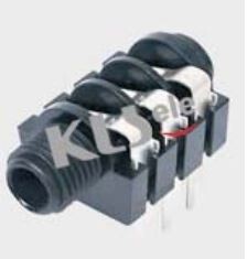 Çin - Stereo Phone Jack - 6.3mm - Erkek - THT - R/A - KLS Elect. Çin - Stereo Phone Jack - 6.3mm - Erkek - THT - R/A - KLS Elect.