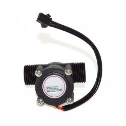 Çin - Arduino Su Akış Sensörü (Debimetre) - YF-S201, G1/2, 1-30L/d