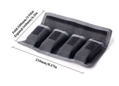 Su Geçirmez Pil Koruma Çantası - 4 Bölmeli