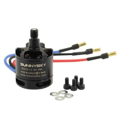 SunnySky X2212-13 980KV CCW Fırçasız RC Uçak ve Drone Motoru