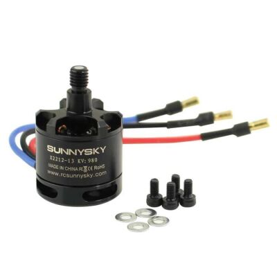 SunnySky X2212-13 980KV CW Fırçasız RC Uçak ve Drone Motoru