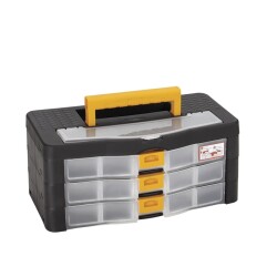 Super Bag - Super Bag ASR-2057 3 lü Organizer Çekmece Alet Çantası -12 Adet (1 Koli)
