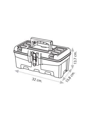 Super Bag ASR-2075 13 İnç Metal Kilitli Alet Çantası - 24 Adet (1 Koli)
