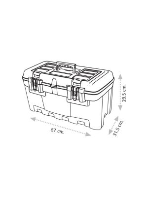 Super Bag ASR-2078 22 İnç Metal Kilitli Alet Çantası - 6 Adet (1 Koli)