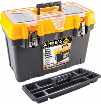 Super Bag ASR-2091 19 İnç Derin Mega Metal Kilitli Alet Çantası