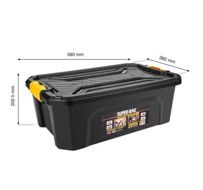 Super Bag ASR-4036 30 LT Saklama Kutusu - 8 adet (1 Koli) - 4
