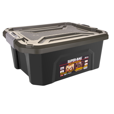 Super Bag ASR-4043 20 LT Renkli Saklama Kutusu