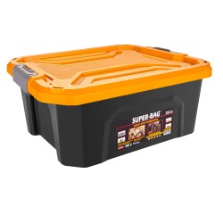 Super Bag ASR-4043 20 LT Renkli Saklama Kutusu - 8 adet (1 Koli) - Thumbnail