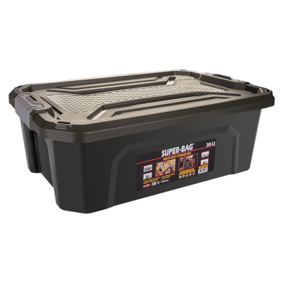 Super Bag ASR-4044 30 LT Renkli Saklama Kutusu - 8 Adet (1 Koli)
