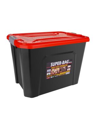 Super Bag ASR-4046 60 LT Renkli Saklama Kutusu - 6 Adet (1 Koli)
