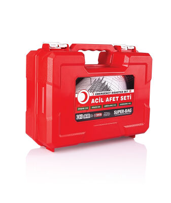 Super Bag ASR-5013 Acil Afet Deprem Seti - 12 Adet (1 Koli)