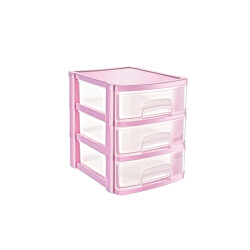 Super Bag - Super Bag ASR-5031 3 Katlı Mini Tonton Çekmece - 5 adet