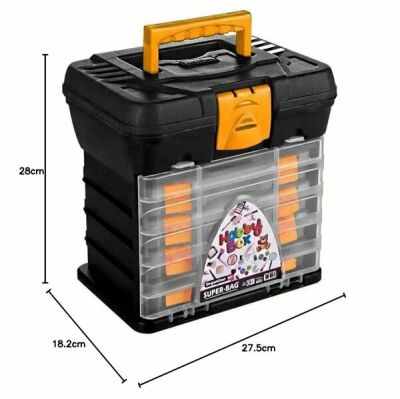 Super Bag ASR-5040 Hobby Organizerli Alet Çantası- 4 Adet (1 Koli)