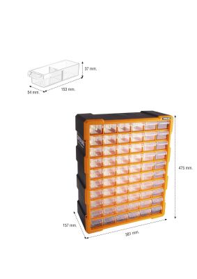 Super Bag ASR-6000 60 lı Büyük Monoblok Çekmece