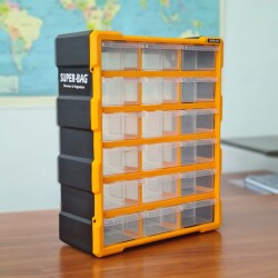 Super Bag - Super Bag ASR-6002 18 li Büyük Monoblok Çekmece