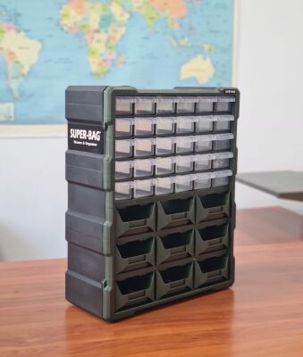 Super Bag ASR-6010 39 lu Monoblok Avadanlık Çekmece
