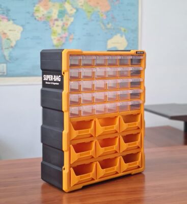Super Bag ASR-6010 39 lu Monoblok Avadanlık Çekmece