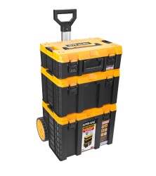 Super Bag - Super Bag ASR-6030 3 lü Organizerli Set S-M-L Master Case Alet Çantası