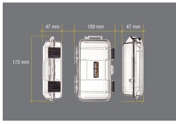 Super Bag SF-1580 Küçük Boy Suya Dayanıklı Saklama Kutusu Süngersiz - 6 Adet - Thumbnail