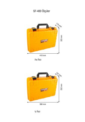 Super Bag SF-400S Safari Çanta 400 Süngerli - 4