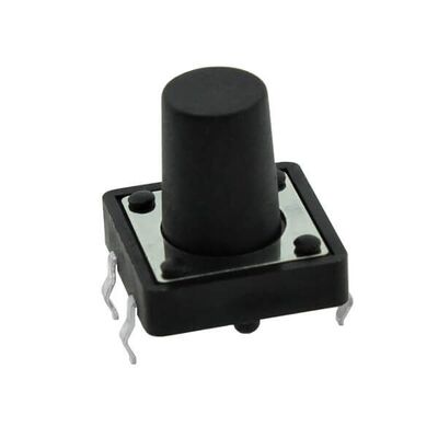 Tact Switch (Buton) 12.00x12.00, 12mm - THT - 160gf ( 4 Bacaklı )