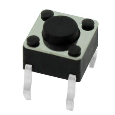 Tact Switch (Buton) 6x6, 4.3mm - THT - 160gf ( 4 Bacaklı ) - Connfly