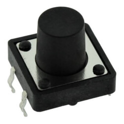 Çin - Tact Switch ( Buton )12x12, 10mm - 4 Bacaklı, Connfly
