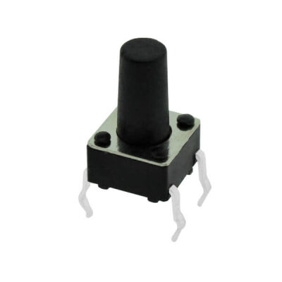 Tact Switch (Buton) 6x6, 10mm - THT - 160gf ( 4 Bacaklı ) - Connfly
