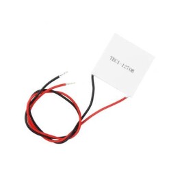 Çin - TEC1-12708 12V 81W Peltier (Termoelektrik Soğutucu Modül) - 40x40mm Çin - TEC1-12708 12V 81W Peltier (Termoelektrik Soğutucu Modül) - 40x40mm