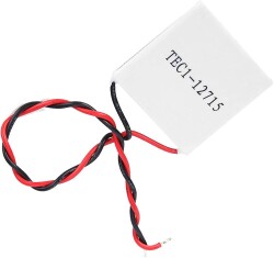 Çin - TEC1-12715 12V 231W Peltier (Termoelektrik Soğutucu Modül) - 40x40mm Çin - TEC1-12715 12V 231W Peltier (Termoelektrik Soğutucu Modül) - 40x40mm