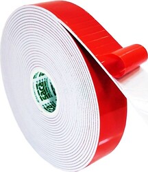 Techmaster Ultra Güçlü Çift Taraflı Süngerli Bant, 50MM x 10M, Turuncu