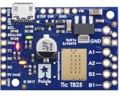 Pololu Tic T825 USB Çoklu Arayüze Sahip Step Motor Kontrol Kartı PL-3131