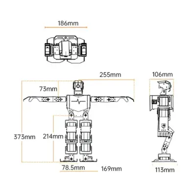 TonyPi Pro Yapay Zekalı İnsansı AI Eğitim Robotu (RPi 5 8GB, ChatGPT Desteği)