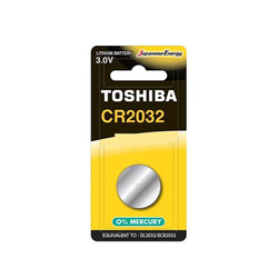 Toshiba - Toshiba CR2032 3V Lityum Hafıza (Düğme - Buton) Pili - DL2032, ECR2032, 1li Toshiba - Toshiba CR2032 3V Lityum Hafıza (Düğme - Buton) Pili - DL2032, ECR2032, 1li