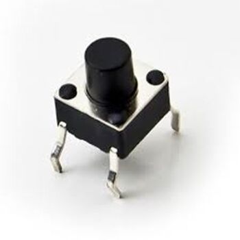 Tact Switch (Buton) 6x6, 7.3mm, (4 Bacaklı)