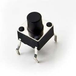 Çin - Tact Switch (Buton) 6x6, 7.3mm, (4 Bacaklı)