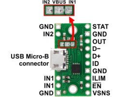Pololu TPS2113A Power Multiplexer Kartı - USB Micro-B Konnektörlü PL-2596 - Thumbnail