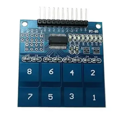 TTP226 8 Kanal Kapasitif Dokunmatik Keypad Sensör Modülü