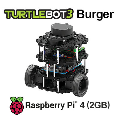 TurtleBot 3 Burger RPi4 2GB: ROS Uyumlu Robot (Raspberry Pi 4 - 2Gb)