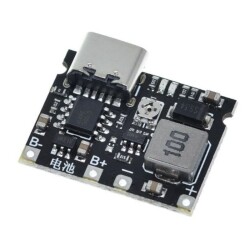 Çin - Type-C Li-ion 18650 Pil Şarj Devresi - DC-DC Voltaj Yükseltici