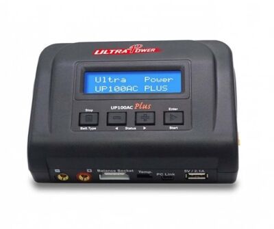 UP100AC Plus 1 Kanal 1-6S LiPo - LiHV Balanslı Batarya Şarj Cihazı - 100W, 10A