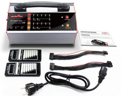 UP1200AC DUO 6-12S Lipo - LiHV Balanslı Batarya Şarj Cihazı - 2X600W, 15A, 2Ch