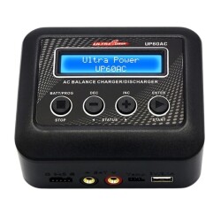 Ultra Power - UP60AC 1 Kanal 2-4S LiPo - LiHV Balanslı Batarya Şarj Deşarj Cihazı - 60W, 6A Ultra Power - UP60AC 1 Kanal 2-4S LiPo - LiHV Balanslı Batarya Şarj Deşarj Cihazı - 60W, 6A