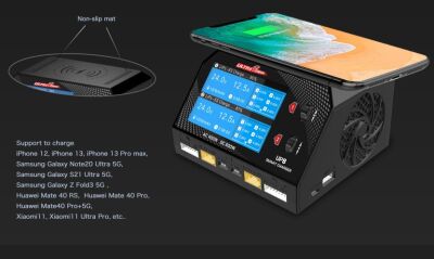 UP8 2 Kanal 1-6S LiPo - LiHV Balanslı LCD Ekranlı Pil Şarj Cihazı (Smart Charger)