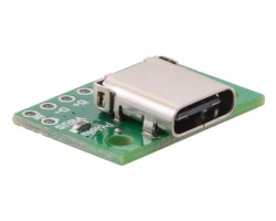 Pololu USB 2.0 Tip-C Konektör Breakout Kartı PL-2585 - Thumbnail