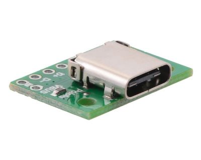 Pololu USB 2.0 Tip-C Konektör Breakout Kartı PL-2585