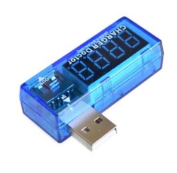 Çin - USB Bağlantılı Şarj Akımı ve Voltajı TEST Aparatı, 3.5 - 7.0V, 0 - 3A